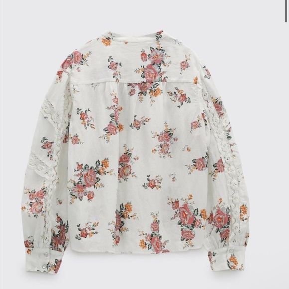 Zara linen blend blouse - Picture 2 of 9